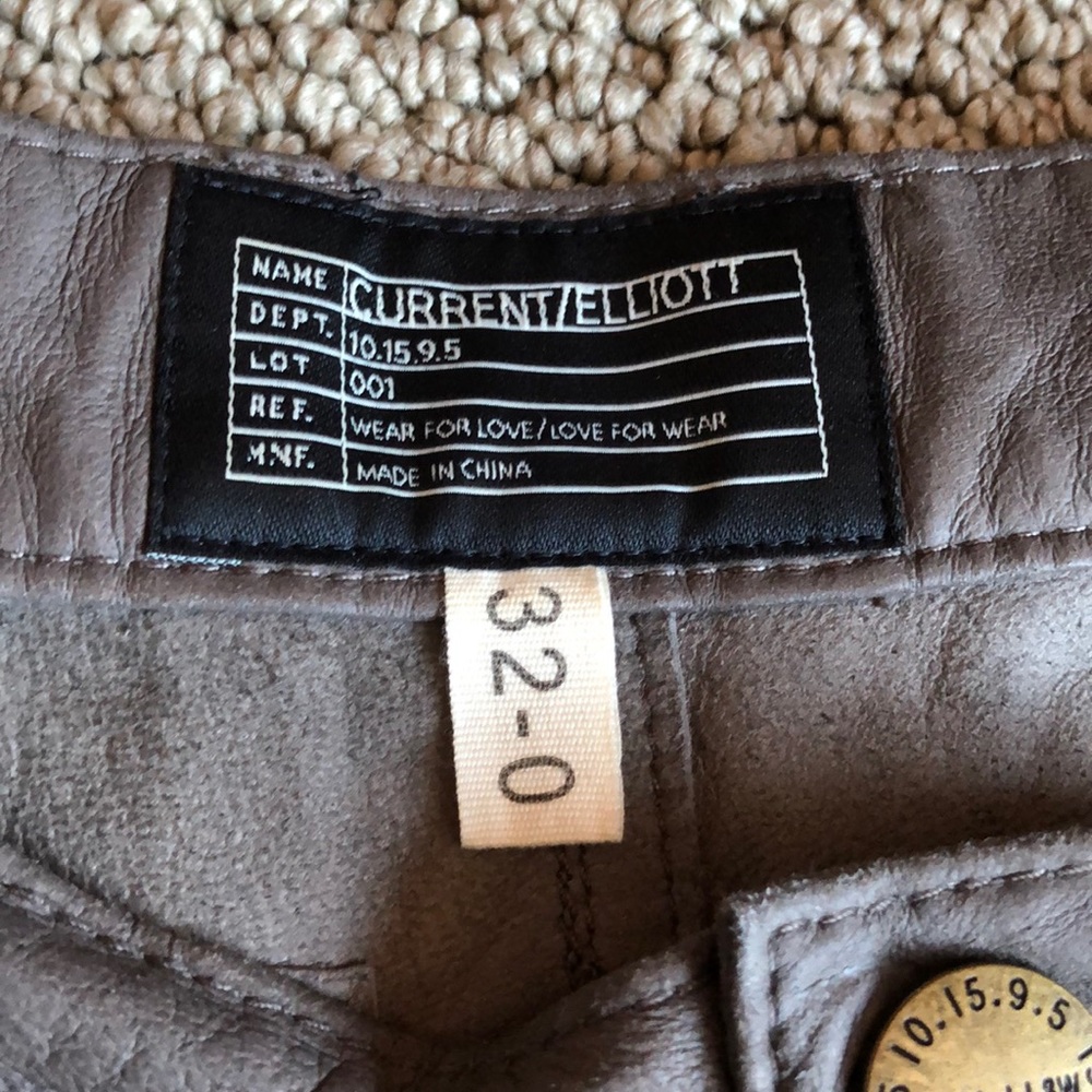 Current/Elliott Leather Pants - image 4